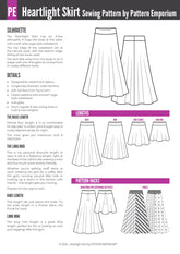 Heartlight | Stretch Flared Skirt Sewing Pattern